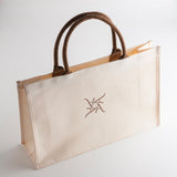 Addoony Woven Natural Tote Bag أدوني: حقيبة قماش ناتشرال