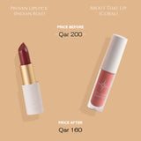 Addoony Better Together - Proven Lipstick (Indian Rose) + About That Lip (Coral)