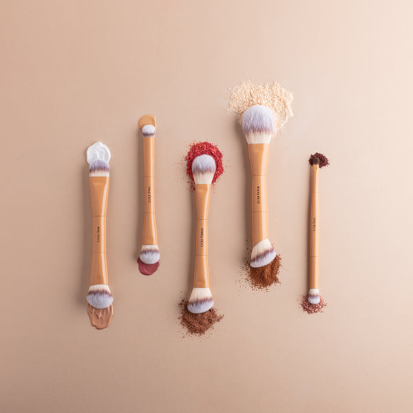 Addoony Luxe Collection Brush Set  أدوني: مجموعة الفرش الفاخرة المزدوجة ( ٥ قطع)