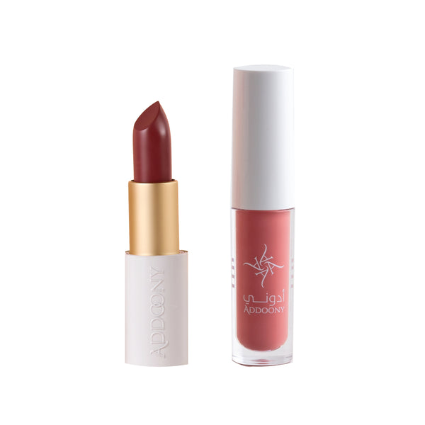 Addoony Better Together - Proven Lipstick (Indian Rose) + About That Lip (Coral)