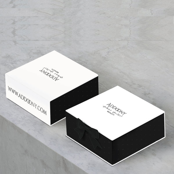 Addoony Gift Box White & Black (EMPTY)